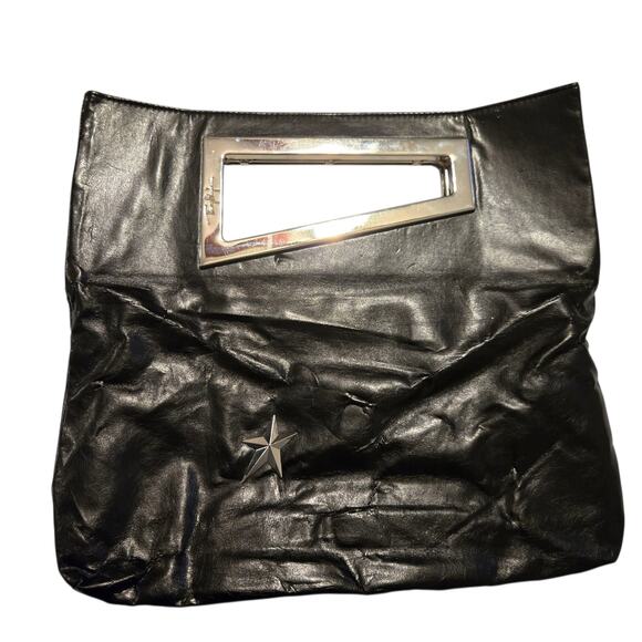 Thierry Mugler Handbags - not for sale-Thierry MuglerVintage Leather Fold Over Clutch--Not for sale
